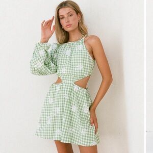 Sabo Skirt Ronnie Green Gingham Dress